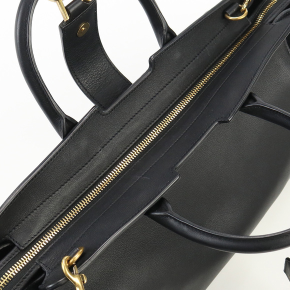 Saint Laurent Downtown Handbag Calf Black - Picture 8 of 10